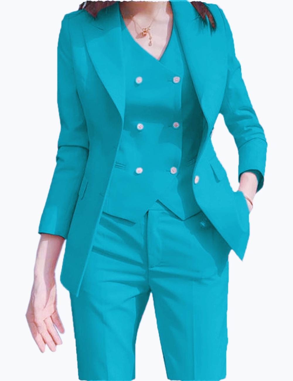 Fall Outfits Suit Jacket Three - Women Formal Wear With Blazer ulasan dan harga