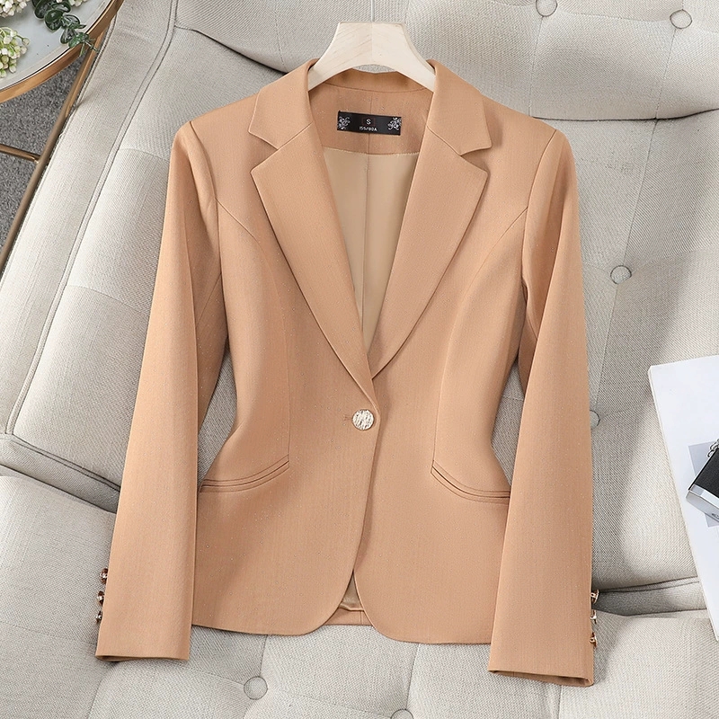 2025 Spring Autumn Women Blaze - Women Formal Wear With Black Blazer ulasan dan harga