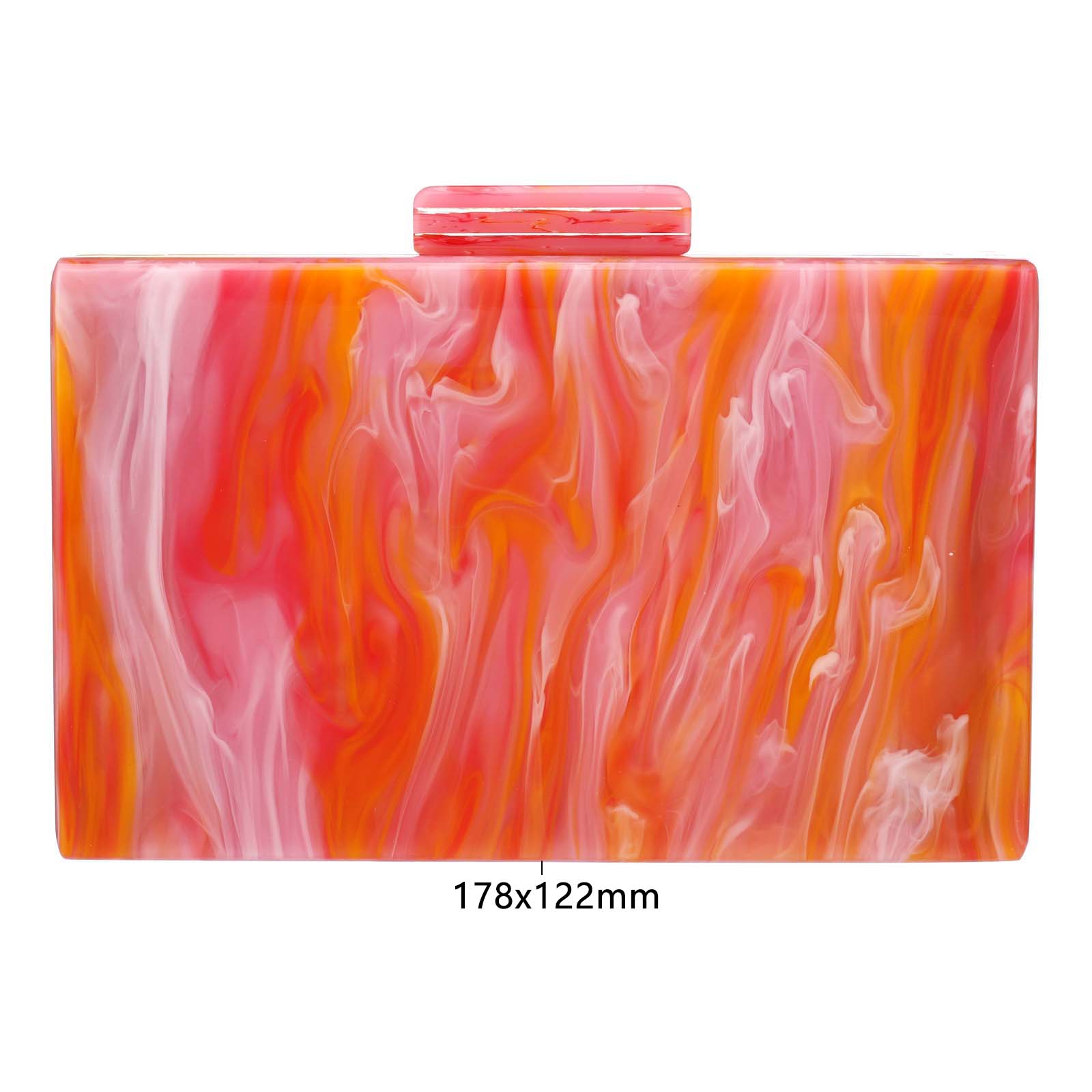 Marble Acrylic Handbag Luxury  - Women'S Formal Wear To A Wedding ulasan dan harga