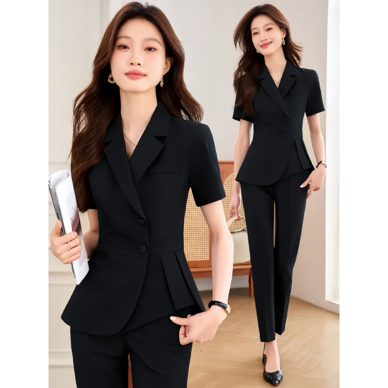 Navy blue women's thin profess - Women'S Formal Wear Stores ulasan dan harga