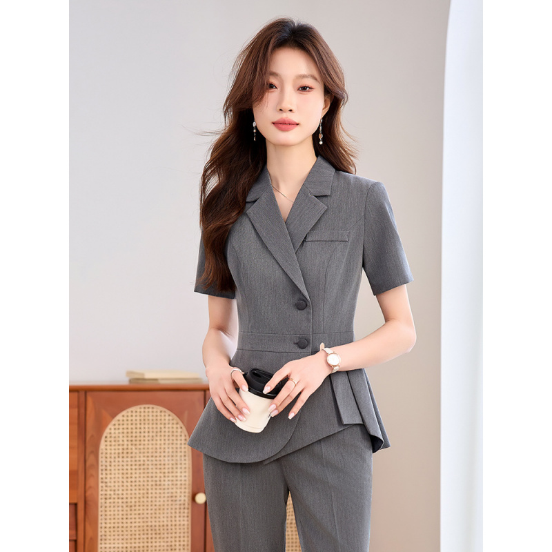 Navy blue women's thin profess - Women'S Formal Wear Stores ulasan dan harga